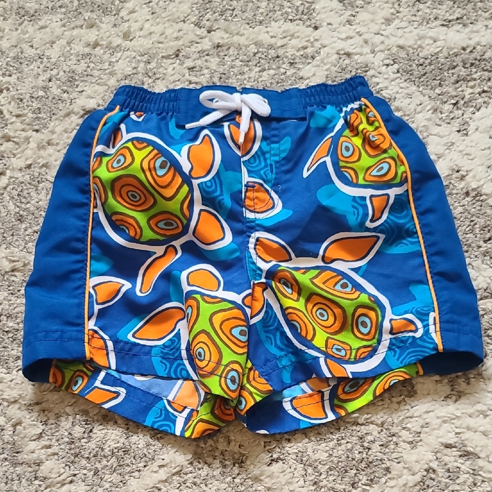 10 for $25 - The Children's Place Boys 0-3m Blue & Orange Swimming Set